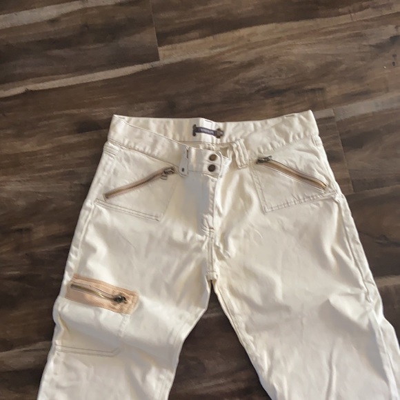 3/4 length cream jeans - Picture 2 of 4